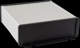 Aluminum enclosure, (L x W x H) 160 x 165 x 55 mm, natural, IP65, 1457T1602