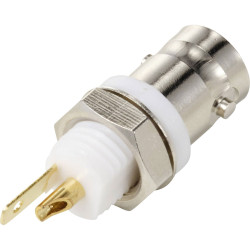 TruComponents 160859 BNC connector Socket, vertical vertical 50 Ω