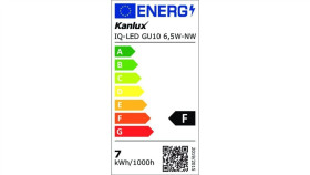 Żarówka Led Gu10 Iq-Led Gu10 6,5W-Nw 585Lm 4000K Barwa Neutralna 35241