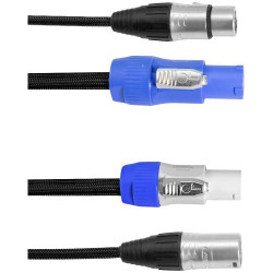 Eurolite 30227781 DMX Cable 1x XLR 5-pin 1.5m Hybrid Design