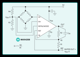 Ultra-Low Offset/Drift, Precision Instrumentation Amplifiers with REF Buffer
