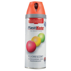PlastiKote 440.0001902.076 1902 Twist &amp; Spray Fluorescent Orange 400ml