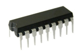 Układ scalony : High-Volgate 7-segment driver, DIP18