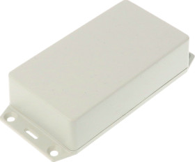 ABS enclosure, (L x W x H) 112 x 64 x 28 mm, light gray (RAL 7035), IP54, 1591XXBFLGY