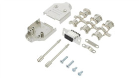 Mhdm-09Fssc D-Sub Żeńskie Proste Zacisk Śrubowy Na Przewód 13Mm Pin 9