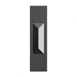 LIVING NOW plakietka gniazda 2P+Z włoskiego 1mod. czarny KG02