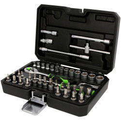 KS Tools 512.0048 COMPETITION 1/4&quot; Bit Set Socket Wrench Metal 48 Pieces