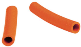 Protection and insulating grommet, inside Ø 3 mm, L 25 mm, orange, PCR, -30 to 90 °C, 02010004005