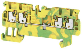 Złączka szynowa ochronna A4C 1.5 PE 1552660000