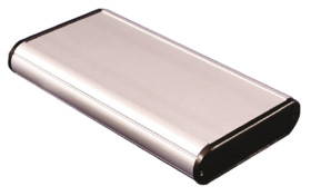 Obudowa Aluminium szerokość zew. 72 mm długość zew. 121 mm wys. zew. 19 mm Hammond IP54 Anodowanie na srebrno