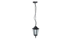 Lampa Ogrodowa Wisząca Vt-752 E27 Max. 40W Czarna 7072