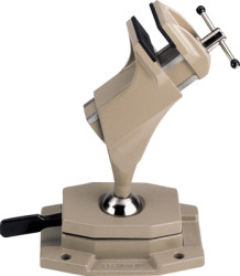 ESD ball joint vise, 120 x 105 mm, span width 70 mm, jaw width 50 mm, die-cast aluminum, 9-215