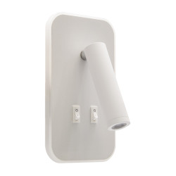 Kinkiet ścienny LED SMD dwa źródła światła 3W + 6W OTELLO LED D biały 03723