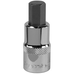 Sealey SBH022 Hex Socket Bit 10mm 1/2&quot;Sq Drive