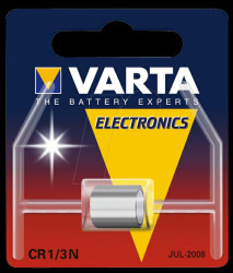 06131 101 401 VARTA Photo, 3 volt, 170 mAh, 11.6x10.8mm