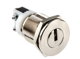 Wyłącznik kluczykowy, SPDT, 5 A przy 250 V AC 2-Way