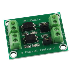 Moduł z dwoma transoptorami PC817