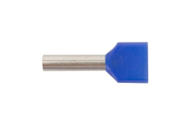 Końcówka tulejkowa izolowana HI 2X2,5/13 niebieska E08KH-02020101801 /100szt./