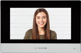 Monitor IP głośnomówiący VIDOS ONE Ekran 7 cali dotykowy TFT LCD 1024x600px M2010