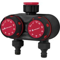 Toolcraft TO-7153944 Duo Irrigation Control Dual Schedule Splash-Proof