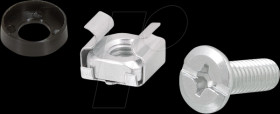 AC0114 Cage nut set M5, 50 pieces