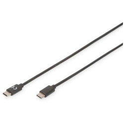 Digitus AK-300138-030-S USB cable USB 2.0 USB-C plug to plug 3m Black Shielded