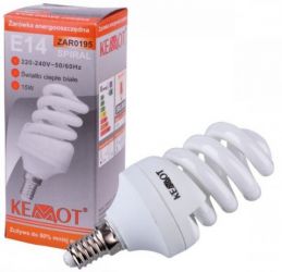 SWIETLOWKA 15W E14 SPIRAL.2700