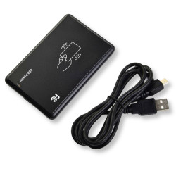 Czytnik kart breloków do RFID TK4100 125 kHz UNIQUE na USB + kabel GRATIS