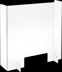 TP700-900 C-90 Sneeze guard, Corner 90, 700 x 900