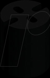 MAH 506 LED spacer for 5 mm LEDs, Ø 5,1 x 6,0 mm, PVC, black