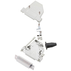 Encitech 6355-8042-33 DTSL25 D-Sub Receptacle set 25 Pins Solder Bucket