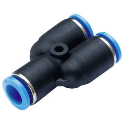 TruComponents 656508 Y-piece PW10-8 Pipe &#xD8;: 10 mm/8 mm 1pc