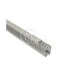 Korytko kablowe cienkogrzebieniowe T1-E, 40x60x2000 mm, szare, B01107