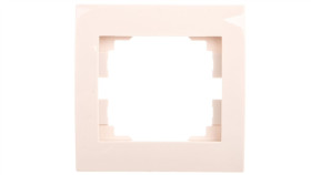 Logi Ramka Pojedyncza Pozioma Kremowy 021460003 25176
