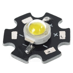 OLYHP3W dioda LED 3W, żółta gwiazda, jasność 77lm