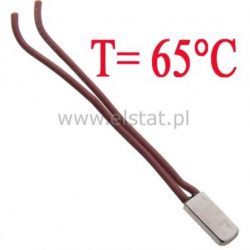 Termostat bimetaliczny metalowy ( NC 6A 65°C 250V)