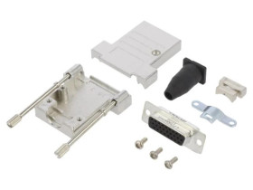 D-Sub HD żeńskie proste lutowanie na przewód UNC 4-40 -PIN 26 L17DTSL15-RG-LJS-T+L77HDA26S