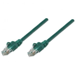 Patch Cord Cat5E UTP 0,5M Zielony 100 Miedź 318167