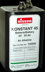 155056 Monobloc battery Nissen KONSTANT 45, 6 V, 50 Ah
