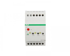 Przekaźnik kontroli napięcia 3-fazowy 3x(50-450V)+N 3Z 8A 170-210V AC CP-734