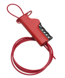 Blokada Urządzenia do blokowania kabli Brady Czerwony zamki: 4