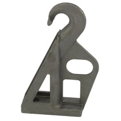 Wspornik słupowy hakowy do sieci napowietrznych montowanych za pomocą opaski stalowej lub śruby I-T1500.PS-AL