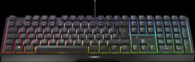 G80-3890LIADE-2 Gaming keyboard, USB, RGB, MX2A BROWN, black, German layout