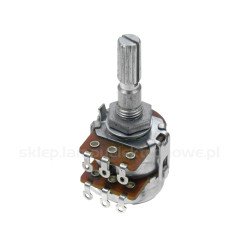 Potencjometr obrotowy 2x47k M+N 6/20 Telpod