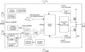 2.25MHz 600mA Step-Down Converter in 2x2mm SON/TSOT23 Package