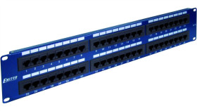 Panel 19, 48 X Rj45 Utp Kat. 5E (2U) Niebieski Dcn/Ppfa652k488c5e
