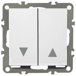 QUADRA Łącznik żaluziowy biały