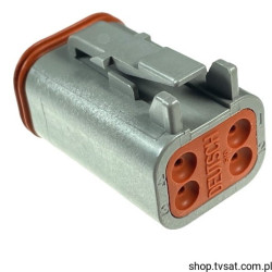 DT06-4S-COMPLETE To-Wire 4 Housing for Male TO-WIRE DEUTSCH