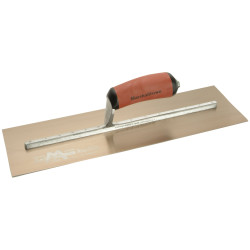 Marshalltown MPB165GSD Pre-Worn PermaShape Finishing Gold S/S Trowel 16 x 5in