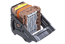 Złącze samochodowe 53-pinowe Molex 5-rzędowe Żeński 2.5 A, 12 A, 21 A Montaż na kablu Połączenie zagniatane Gniazdo CMC